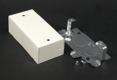 WIREMOLD Wiremold V57242 Utility Box 4-1/8 x 2 x 1-3/8 Steel