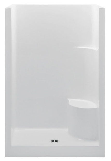 AQUATIC Aquatic 1483OS-LH-WHITE Shower Module (48 inches x 33-1/2 inches x 72 inches)