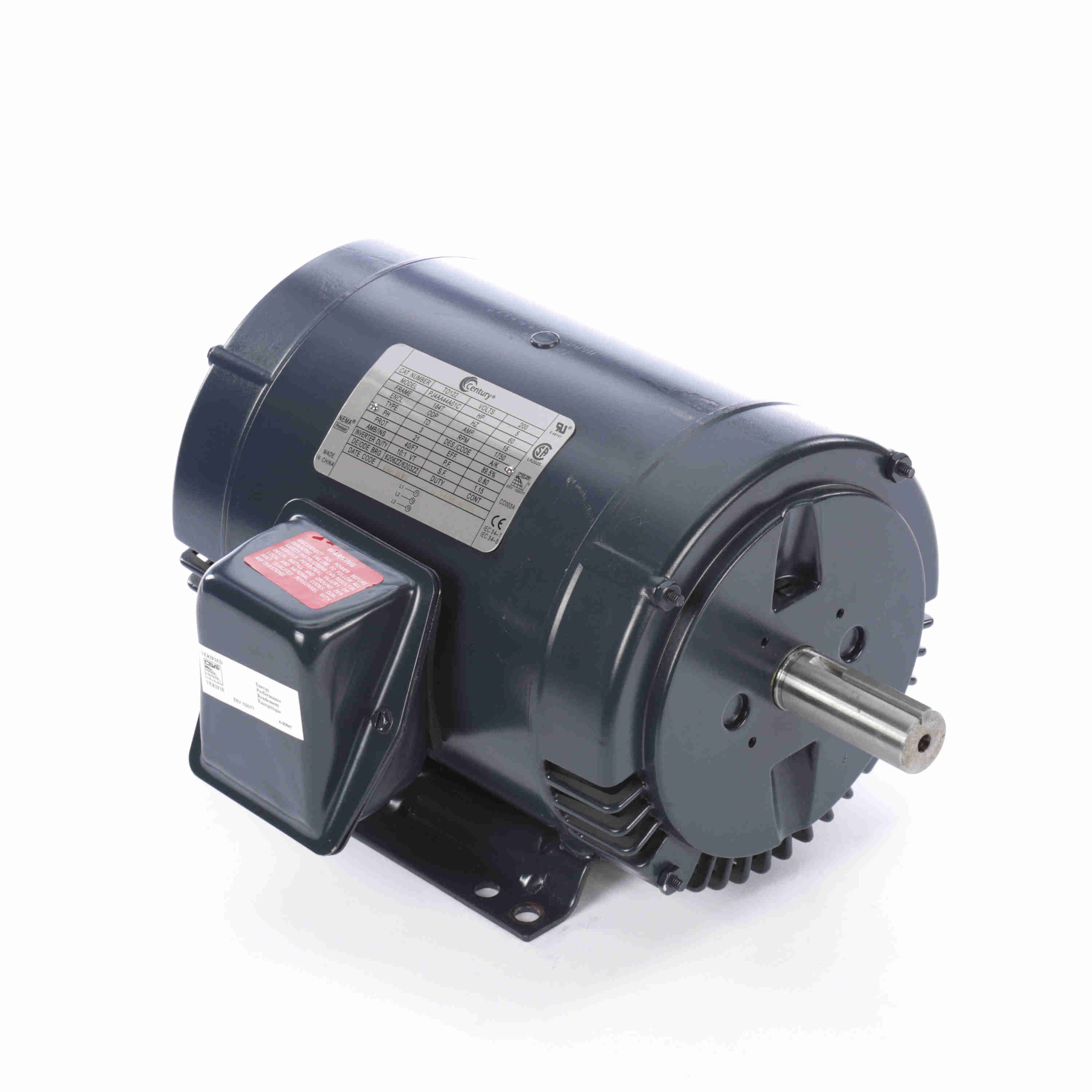 CENTURY MOTORS TO122 GENERAL PURPOSE MOTORS
