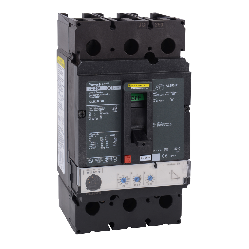 SCHNEIDER ELECTRIC JGL36250U31X CIRCUIT BREAKERS