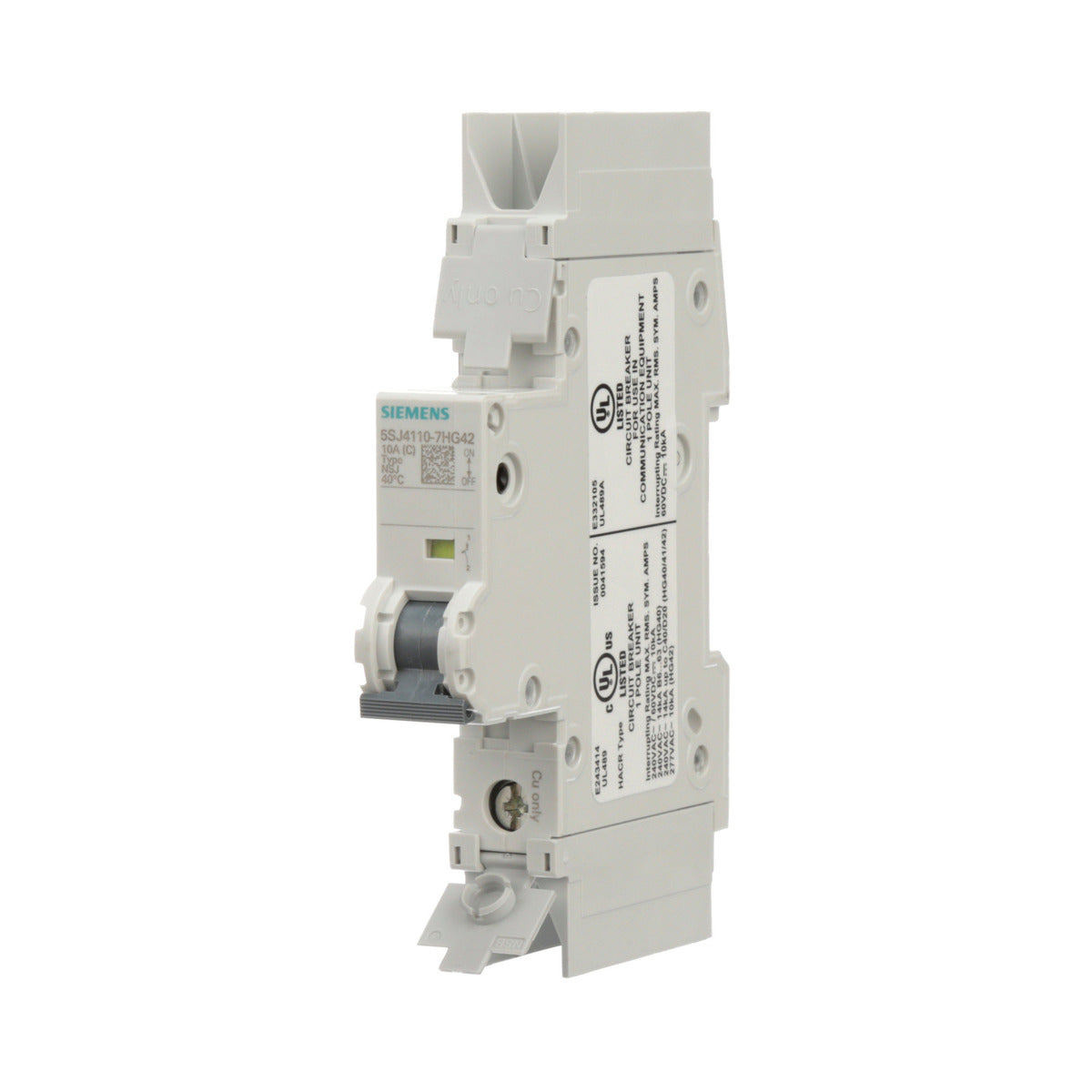 SIEMENS Siemens 5SJ4110-7HG42 5SJ4 MCB, 1P