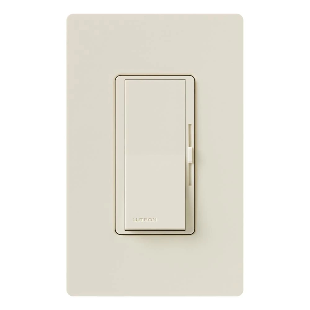 DIVA Diva DVFSQ-F-LA 120 VAC Light Almond 3-Speed 1-Pole/3-Way Preset On-Off Fan Control Dimmer