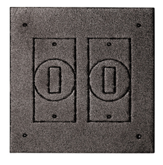 LEGRAND Legrand WPGAS101 Weatherproof 2-Gang Multiuse Plate Gasket, Polyethylene