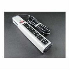 LEGRAND Legrand UL207BC Compact Plug-In Outlet Center 15 Amp 6 Outlet 6 ft