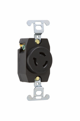 LEGRAND Pass & Seymour 4560 Receptacle Single 15Amp 250Volt Turnlok