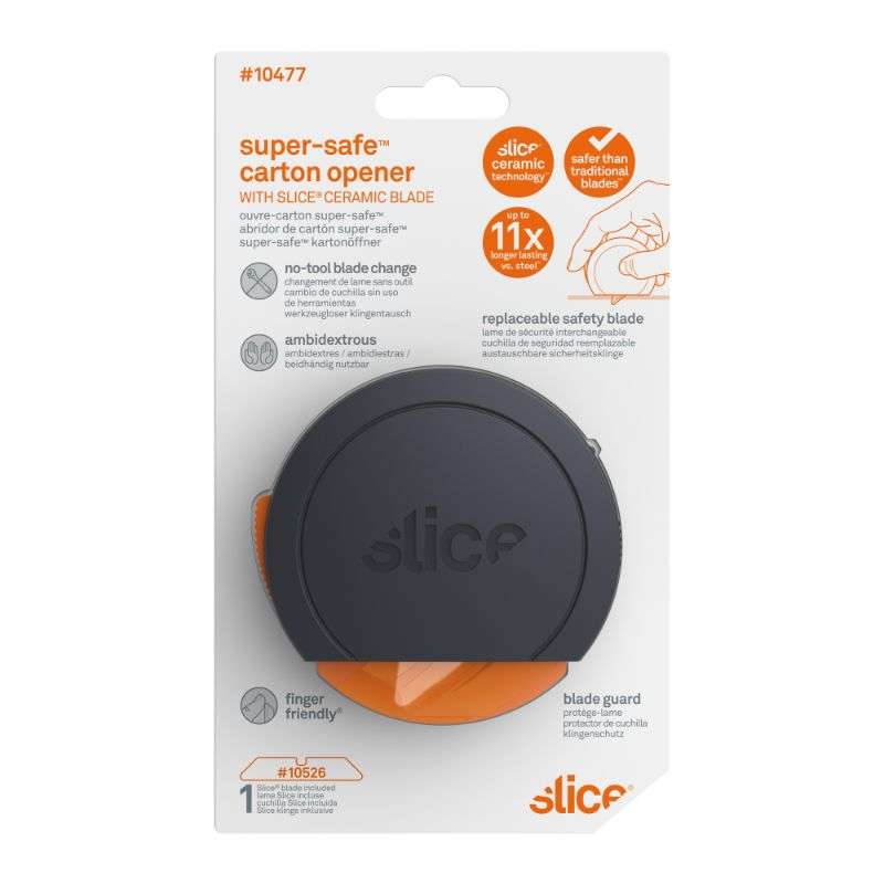 SLICE Slice 10477 Super-Safe Carton Opener