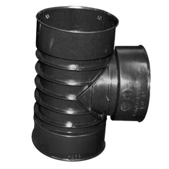 ADS ADS 0626AA 6 in. Snap Corrugated Straight HDPE Tee