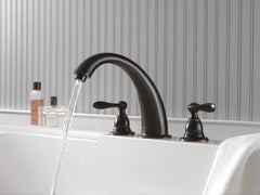 DELTA FAUCET Delta Faucet BT2796-OB Windemere Two Handle Roman Tub Faucet in Oil Rubbed Bronze Trim Only