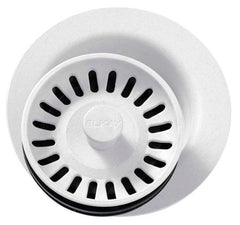 ELKAY Elkay LKQD35WH Polymer Disposer Flange with Removable Basket Strainer and Rubber Stopper