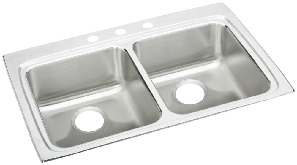 ELKAY Elkay LRAD3322654 Lustertone Classic Stainless Steel Drop-In Sink