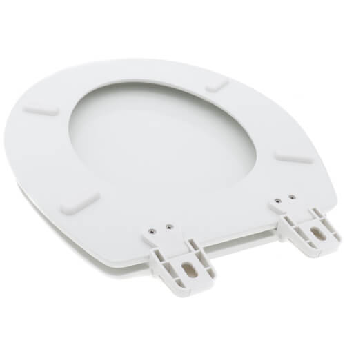 JONES STEPHENS Jones Stephens C013WD00 Comfort Round Closed Front Toilet Seat with Cover in White