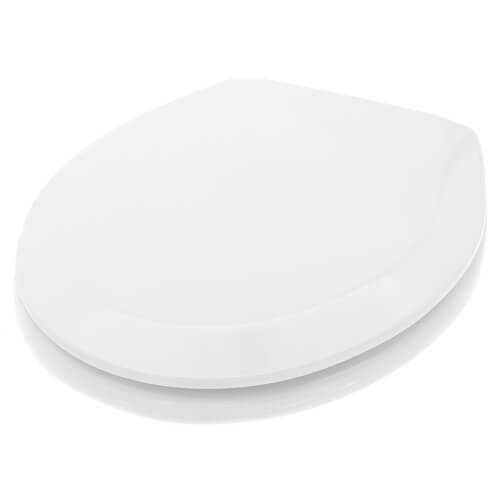 JONES STEPHENS Jones Stephens C013WD00 Comfort Round Closed Front Toilet Seat with Cover in White