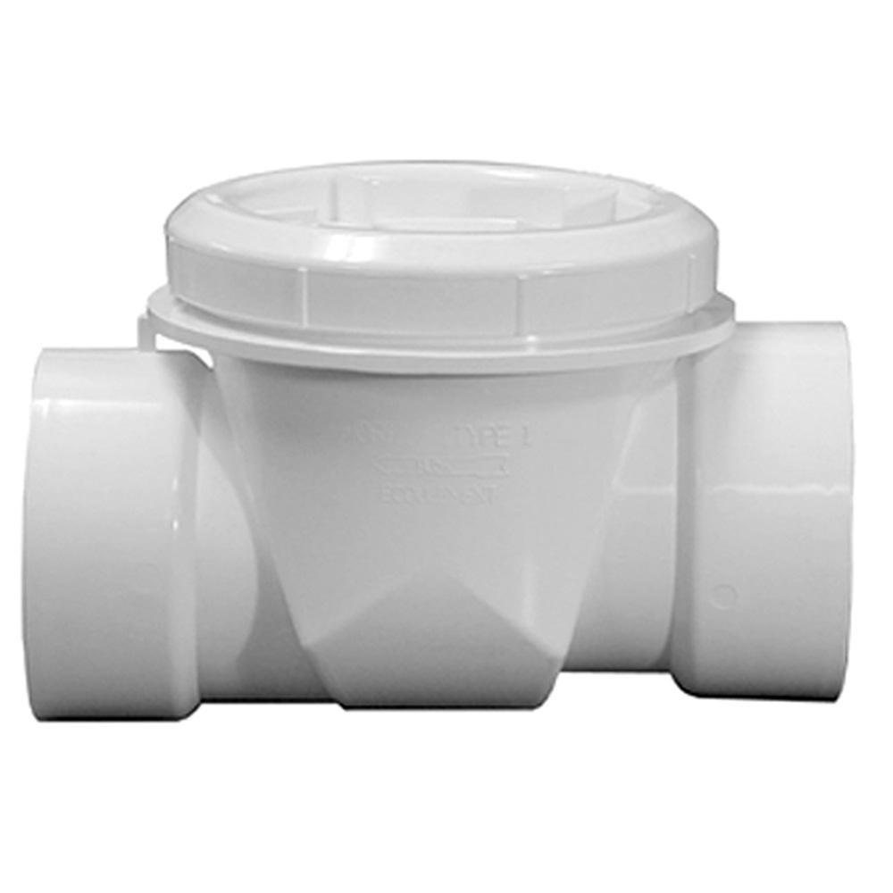 JONES STEPHENS Jones Stephens B04600 6 in. PVC Socket Backwater Valve