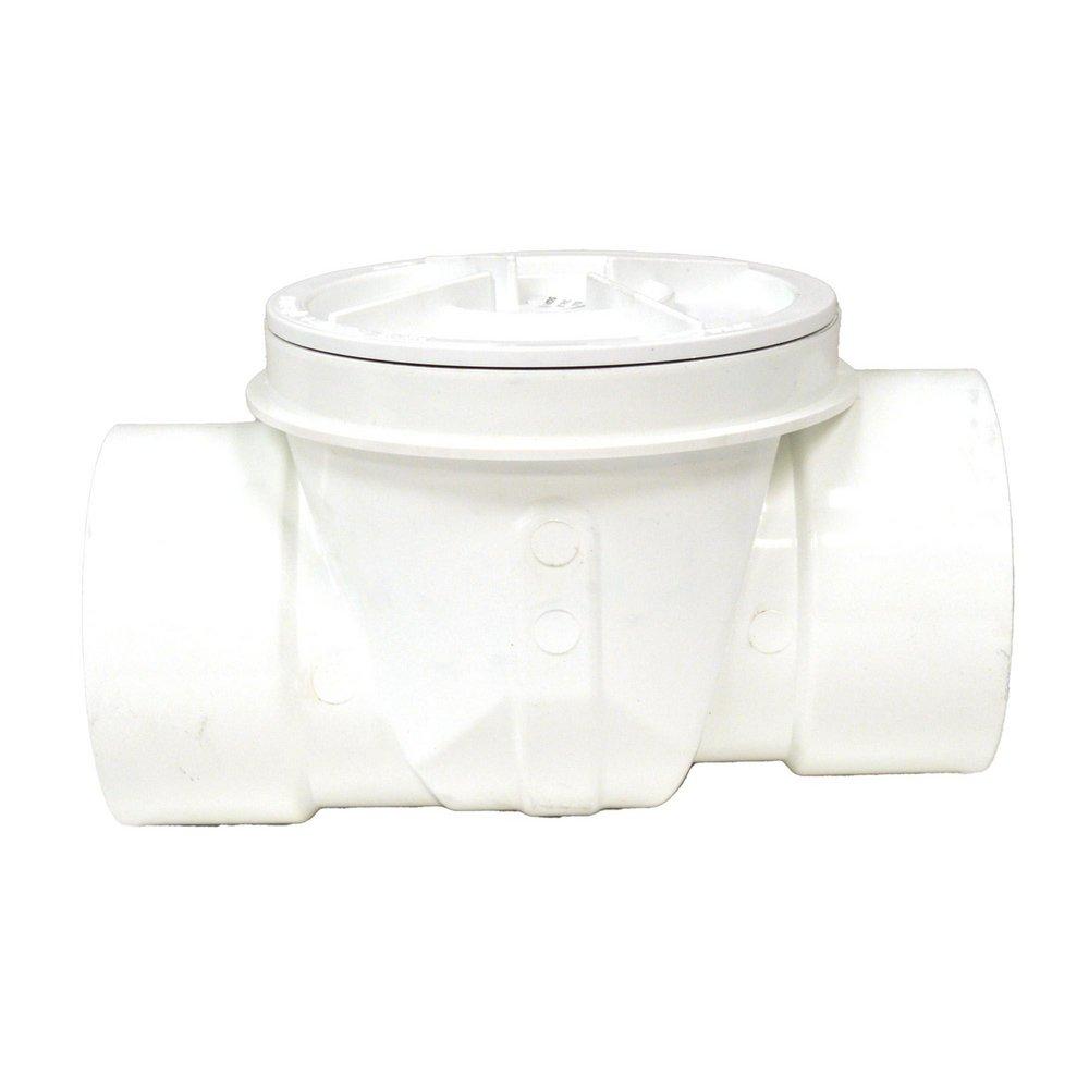 JONES STEPHENS Jones Stephens B04600 6 in. PVC Socket Backwater Valve