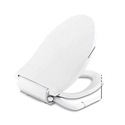 KOHLER KOHLER 5724-0 Puretide Quiet-Close Elongated Closed Front Toilet Seat in White