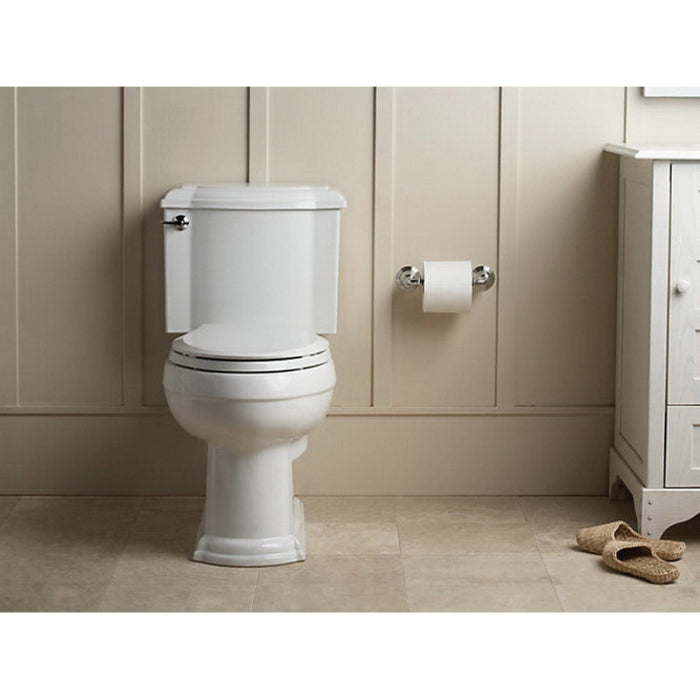 KOHLER Kohler K-3837-0 Devonshire Vitreous China Floor Mount Toilet 1.28 gpf