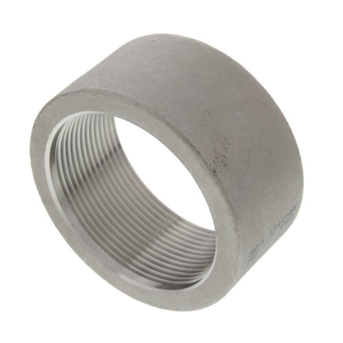 MERIT BRASS Merit Brass K411H-32 Half Coupling, 2 In Nominal, FNPT End Style, 150 lb, 304/304L