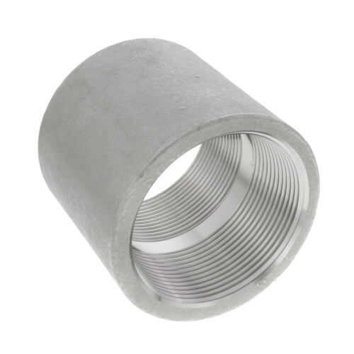 MERIT BRASS Merit Brass K411-32 Pipe Coupling, 2 in Nominal, FNPT End Style, 150 lb, 304/304L