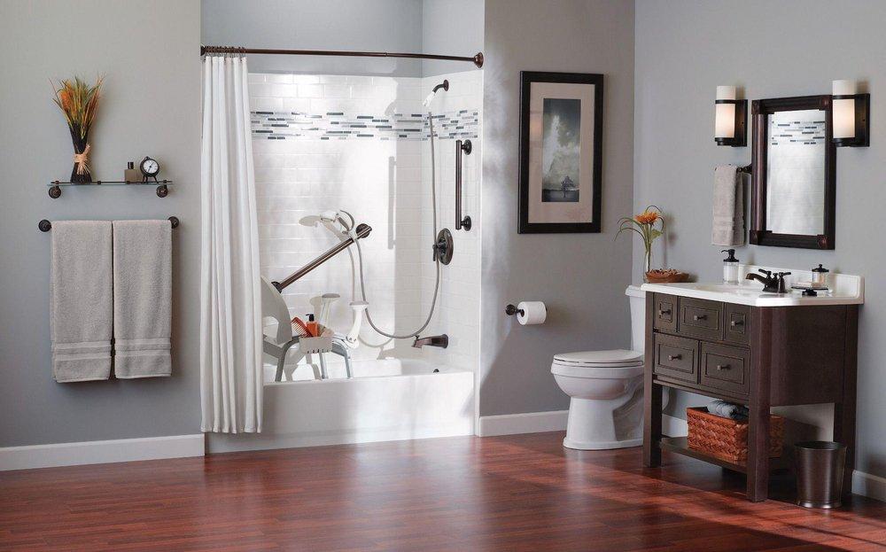 MOEN Moen LR8724D3GOWB Ultima 24 in. Grab Bar with Curl Grip in Old World Bronze