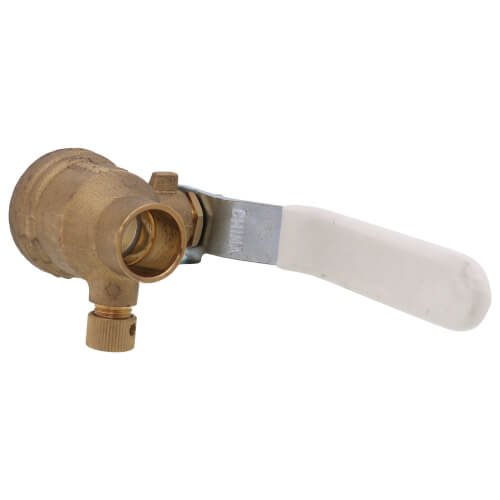 NIBCO Nibco NJ999X6 S-FP-600-AD-LF 1/2 in. DZR Copper Alloy Full Port Solder 600# Ball Valve