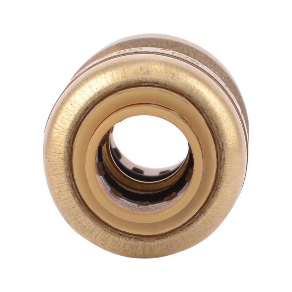 SHARKBITE SharkBite U004LF 1/4 in. Push Brass Coupling