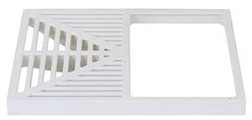 SIOUX CHIEF Sioux Chief 861-51 1/2 Grate Only PVC For Square Max