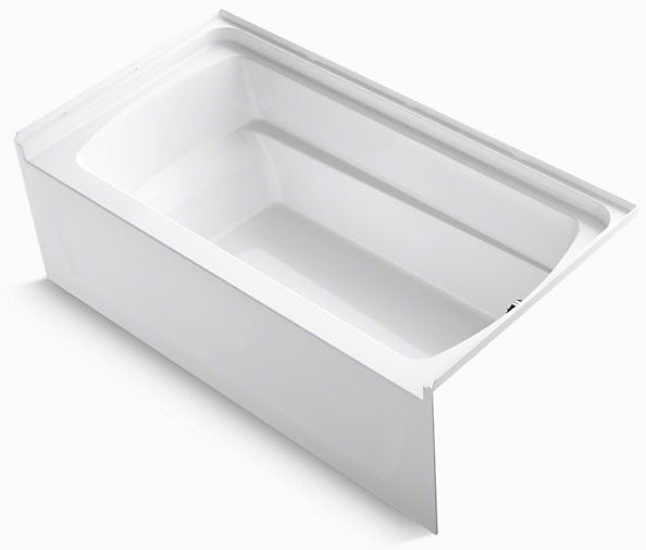 STERLING HVAC Sterling 71121120-0 Ensemble 60 In. X 32 In. Soaker Alcove Bathtub With Right Drain In White