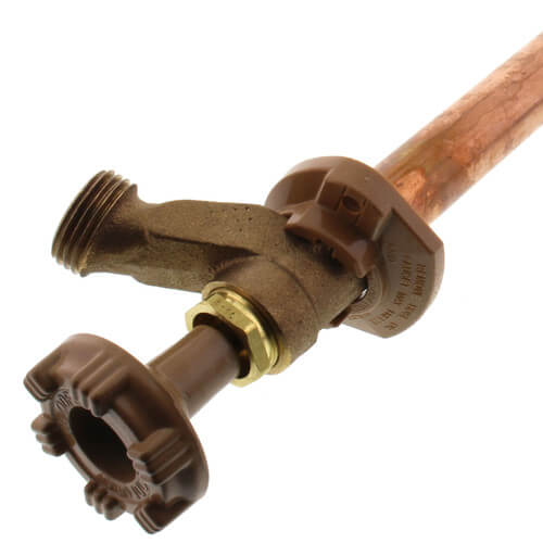 WOODFORD Woodford 14CP-10-MH Model 14 10 1/2 MPT x Sweat Inlet Wall Faucet with Metal Handle