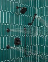 DELTA FAUCET Delta Faucet 52663-BL Multi Function Showerhead in Matte Black