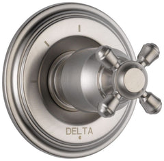 DELTA FAUCET Delta Faucet T11897-SSLHP Cassidy 3-Setting 2-Port Diverter Trim - Less Handle