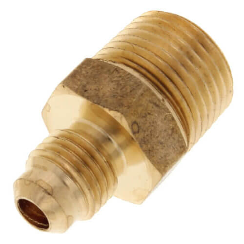 JONES STEPHENS Jones Stephens F40107 (48-46) 1/4 Flare x 3/8 MIP Brass HF Union