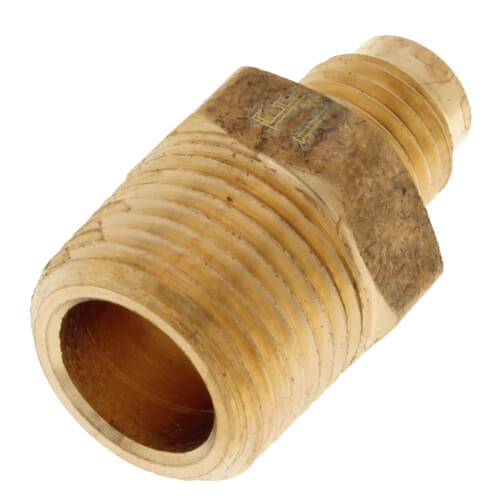 JONES STEPHENS Jones Stephens F40107 (48-46) 1/4 Flare x 3/8 MIP Brass HF Union