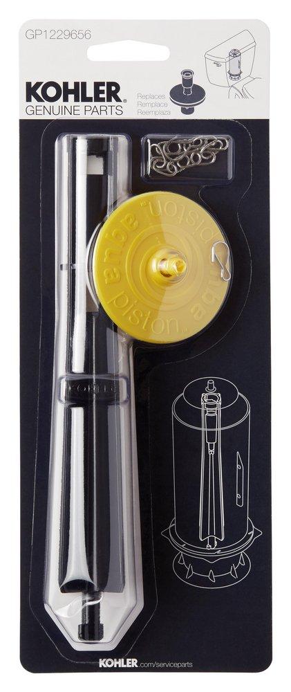 KOHLER Kohler GP1229656 AquaPiston Repair Kit for Single Flush Canister Toilets (Includes Cap, Center Guide and Chain)
