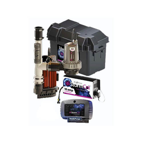 LIBERTY PUMPS Liberty Pumps 442-10A-EYE StormCell 442 Back-up Pump System 10A Charger with NightEye Wireless Enabled Alarm