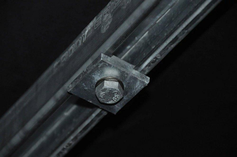 NVENT CADDY nVent CADDY F140000EG Square Channel Washer, Steel, EG, 3/8 Rod, 0.438 Hole