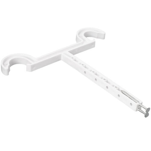SIOUX CHIEF Sioux Chief 553-33W HangsTuff Jr 553 White ABS Double J-Hanger 3/4 in CTS