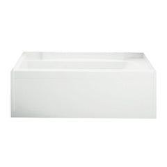 Sterling 71151110-0 Accord 60 in. x 32 in. Soaker Alcove Bathtub with Left Drain in White