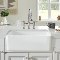 BLANCO BLANCO 525010 Cerana 30 x 19 in. Fireclay Single Bowl Farmhouse Kitchen Sink in White