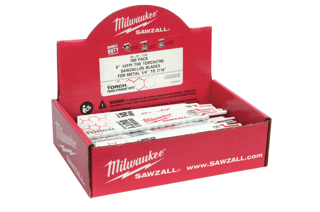 MILWAUKEE Milwaukee 48017782 6 in 14 TPI THE TORCH SAWZALL Blades