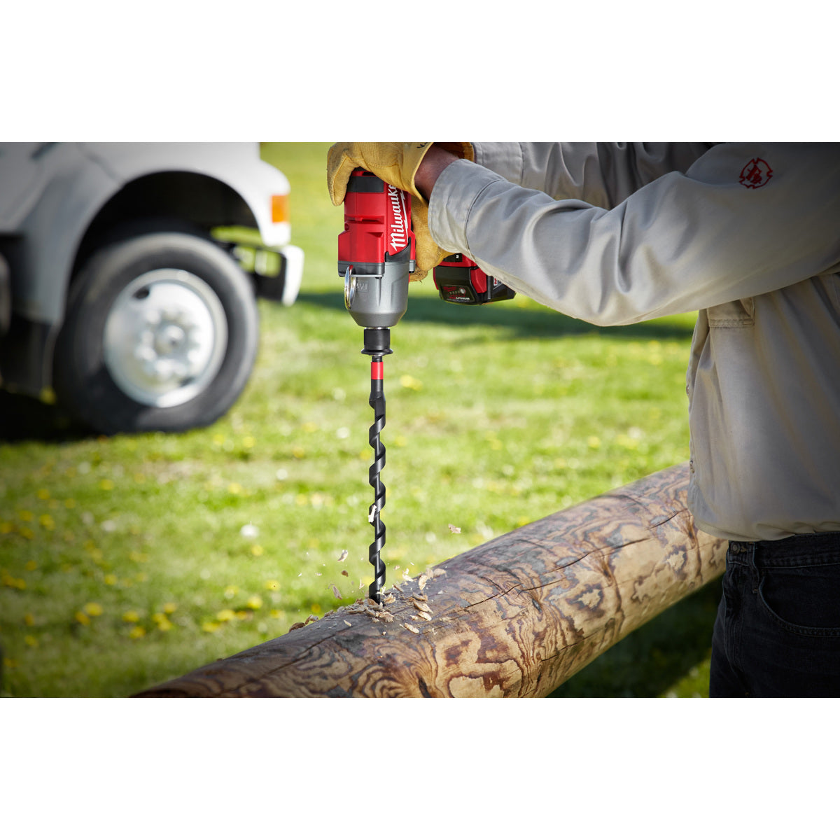 MILWAUKEE Milwaukee 48136705 SHOCKWAVE Lineman's Impact Auger Bit, 11/16 in x 18 in