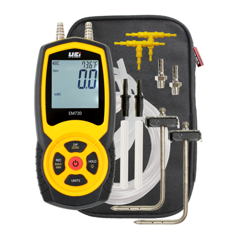 UEI TEST INSTRUMENTS EM720SPKIT MANOMETERS