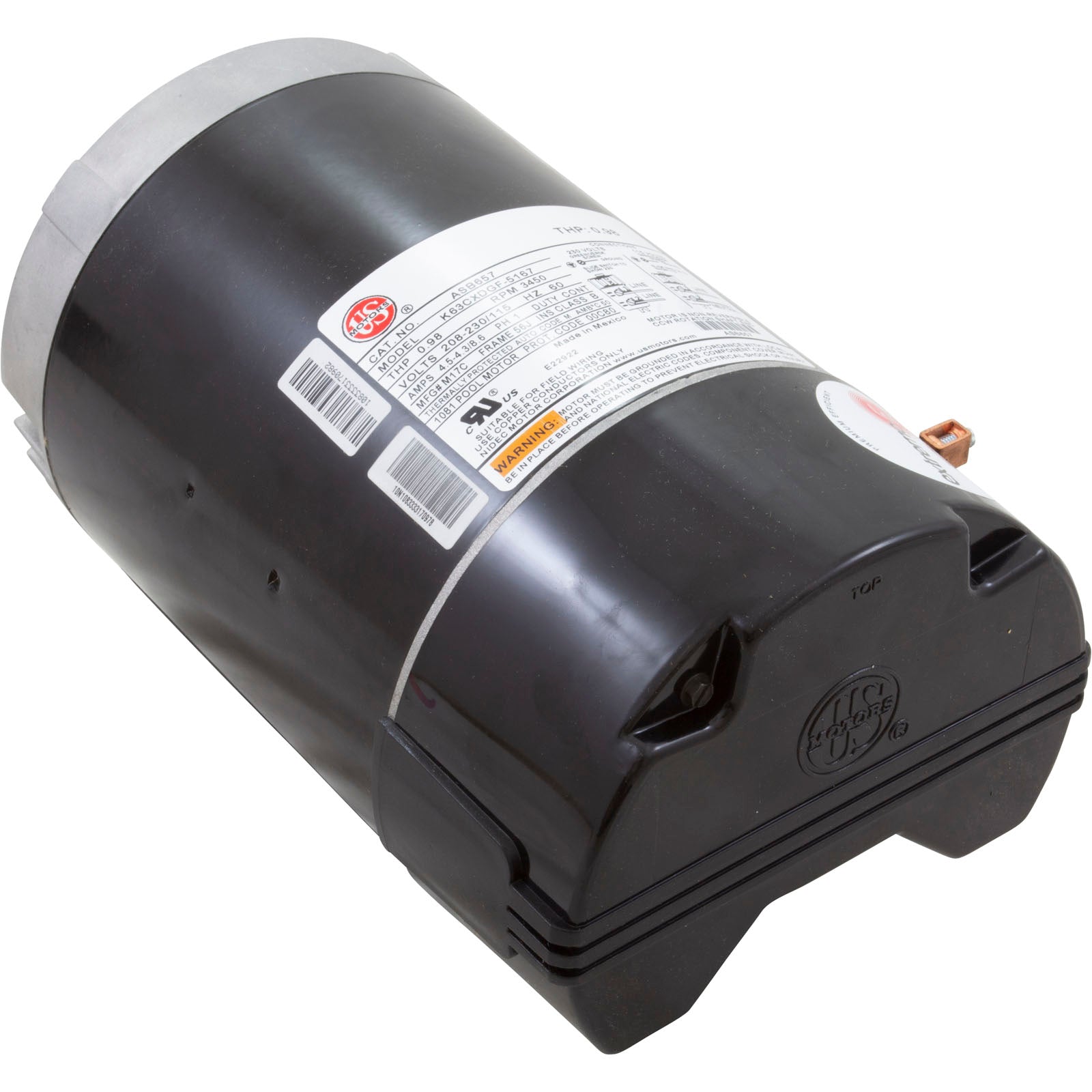 US MOTORS U.S. Motors ASB657 Definite Purpose Single Phase ODP C-Face Motor
