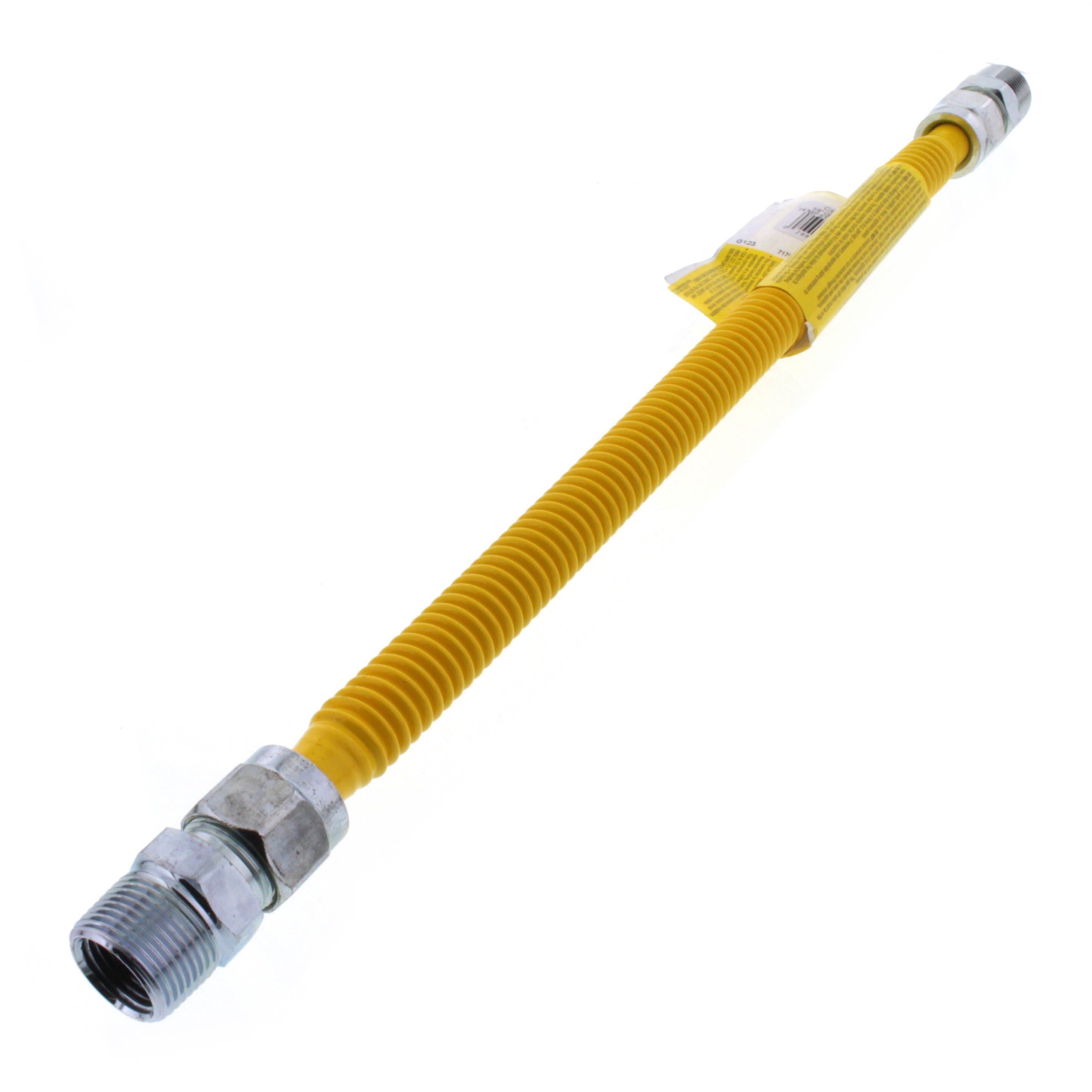 BRASSCRAFT BrassCraft CSSC11-18 ProCoat 3/4 in. MIP 18 in. Gas Appliance Connector