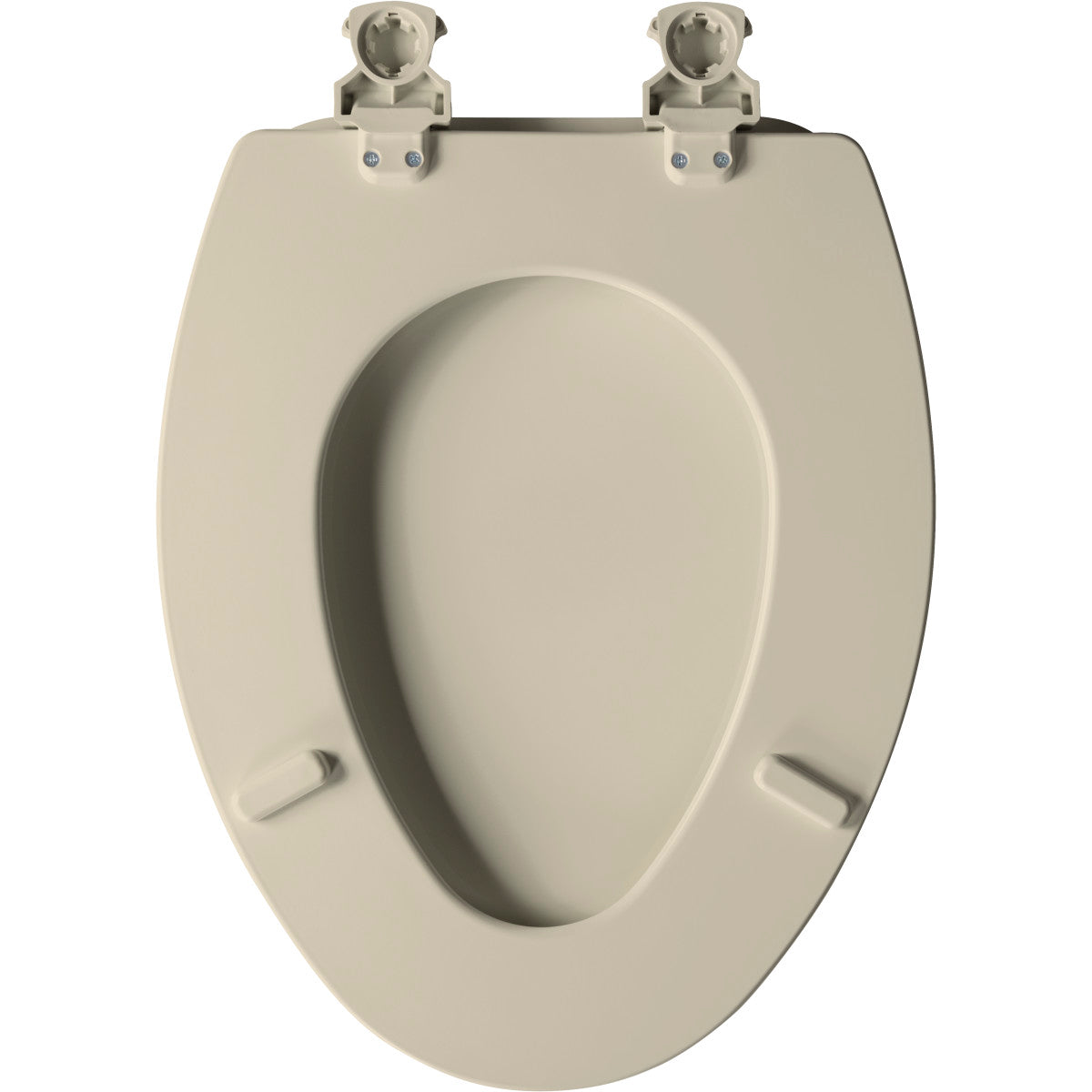 CHURCH Church 585EC 006 Enameled Wood Toilet Seat with Cover, Elongated Closed Front, Bone