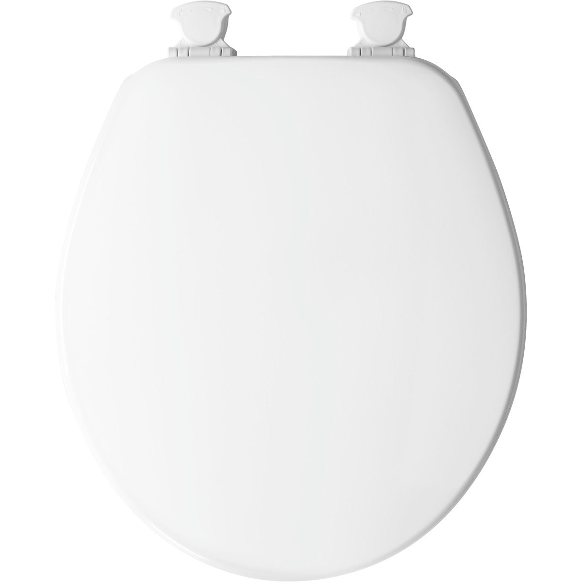 CHURCH Church 540EC 000 Enameled Wood Toilet Seat with Cover, Round Closed Front, White