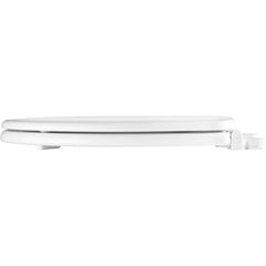 Church 540EC 000 Enameled Wood Toilet Seat with Cover, Round Closed Front, White