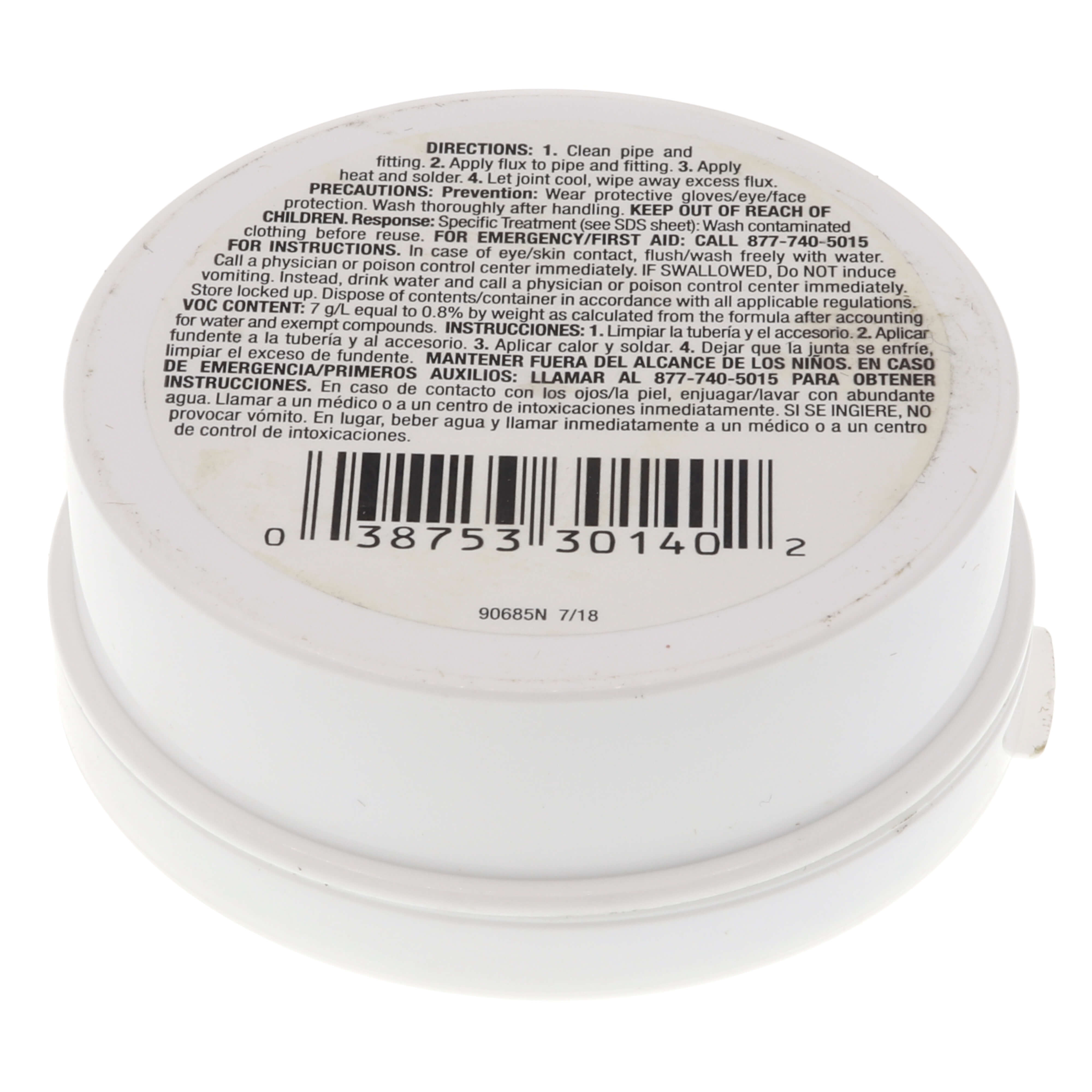 OATEY Oatey 30140 H-20 95 Water Soluble Tinning Flux 1.7 oz