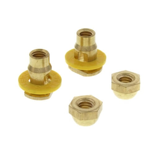 RJS TECH RJS Tech 42443 SetFast Solid Brass Self Adjusting Heavy-Duty Closet Bolt 5/16 inch x 2-1/4 inch