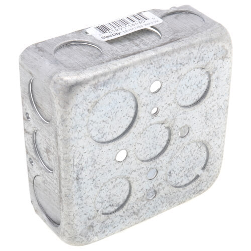 STEEL CITY Steel City 521511/23/4 Square Outlet Box 4 Inch Drawn 1/2 & 3/4 KO's