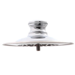 Watco 948700-PP-CP-G-3P Universal NuFit Innovator Stainless Steel 3-Pin Push Pull Drain Trim Kit with Grid, Chrome-Plated